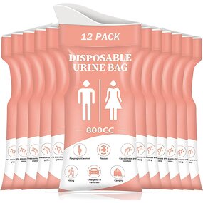 Disposable Urine Bag - PVC Adult Economic Portable Travel Emergency Collection Bag