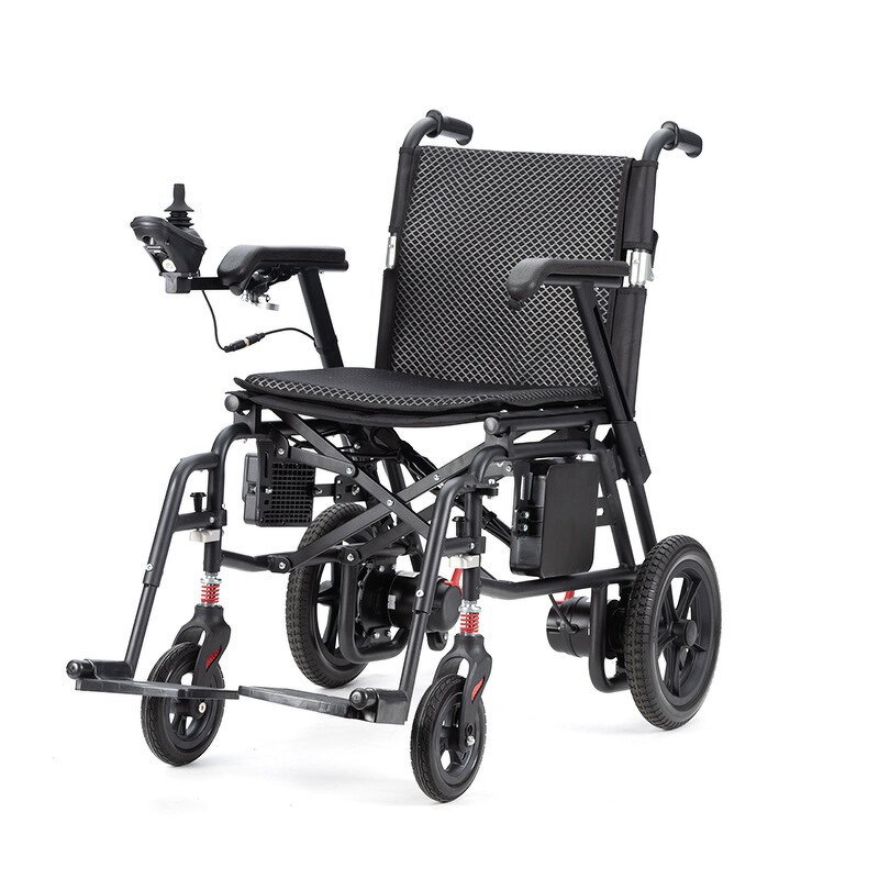 Electric Wheelchair - Best Shunchang SC-408 Portable Aluminum Foldable Bariatric 17.5kg