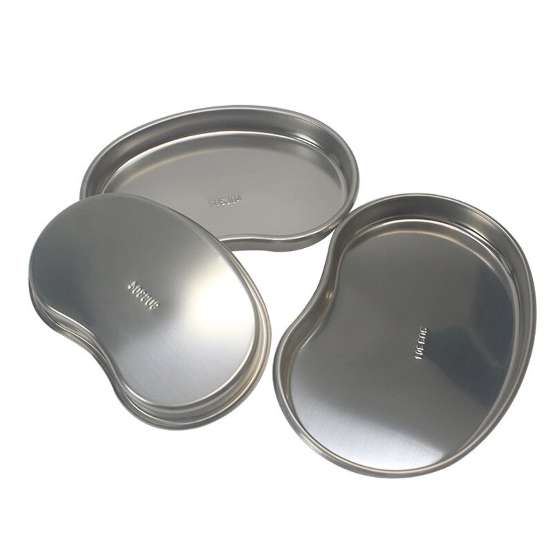 Surgical Tray - 304/201 Stainless Steel Kidney-shape Dental Disinfection Plate