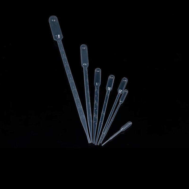 Pipette Tips & Droppers - Disposable Plastic Graduated with PE Straws Shunchang SC-L61