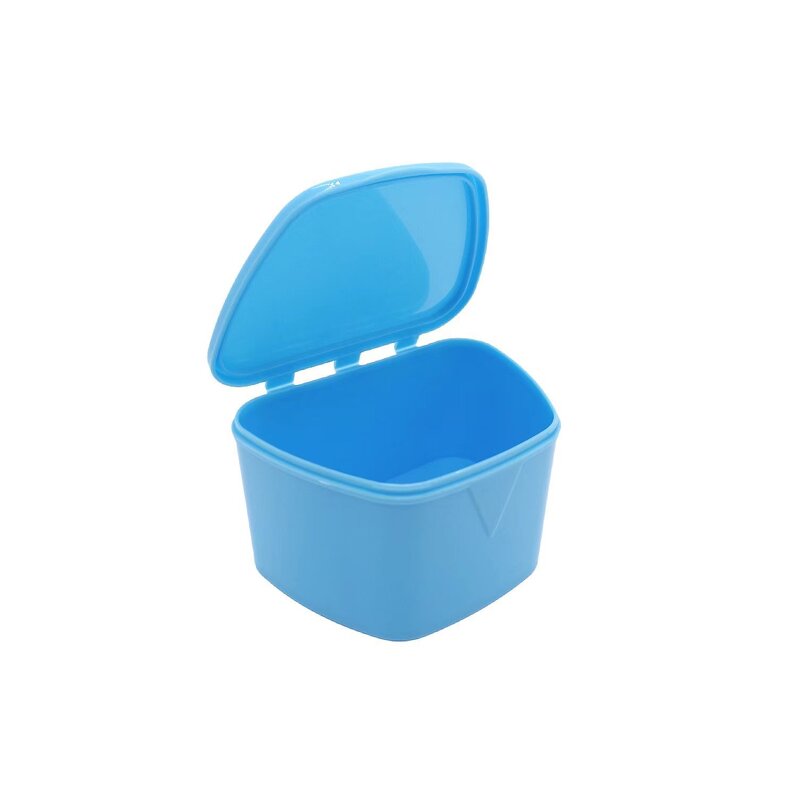 Denture Storage Box - Plastic Colorful Invisible Aligner Orthodontic Braces Retainer Case