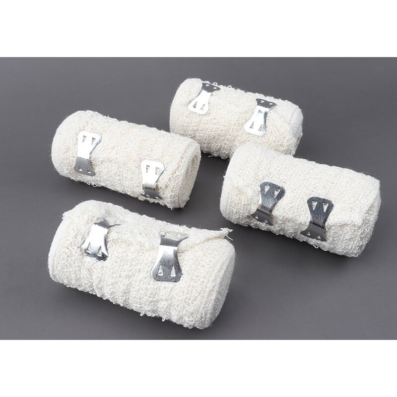 Crepe Bandage - Medical Elastic Cotton for Wound Care