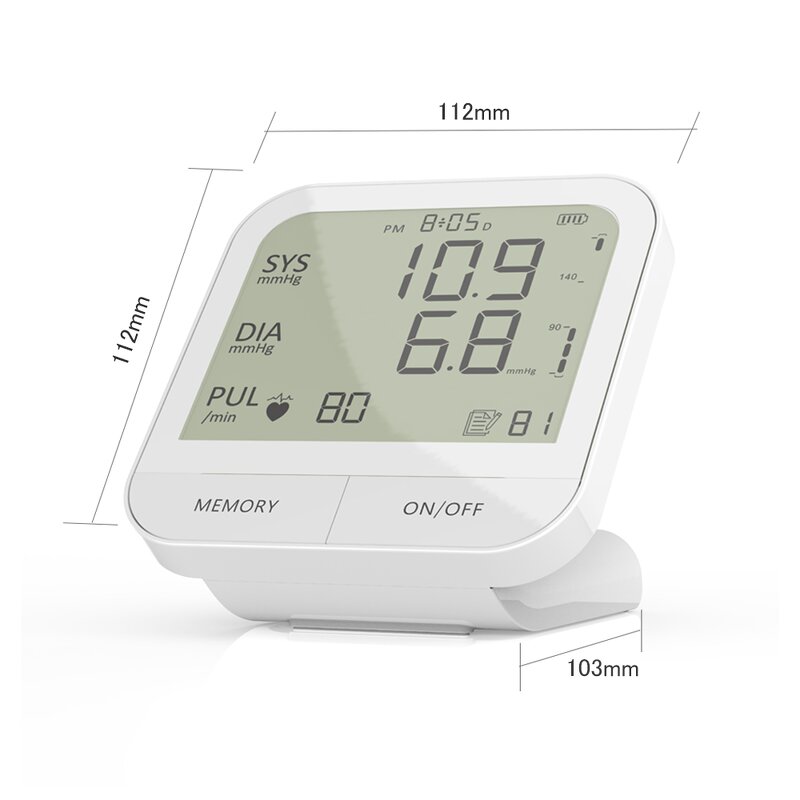 Digital BP Monitor - Home Automatic Upper Arm Machine with Voice Display