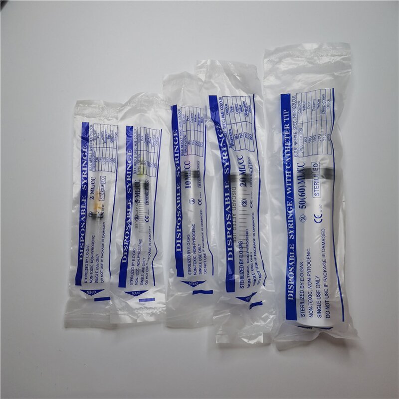 Veterinary Syringe - High Quality Disposable Medical with Needle 1-500ml Sizes
