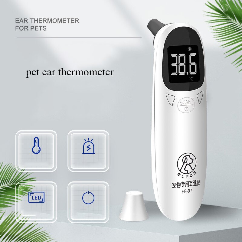 Pet Thermometer - Animal Temperature Measuring Ear Non Contact Electronic Device