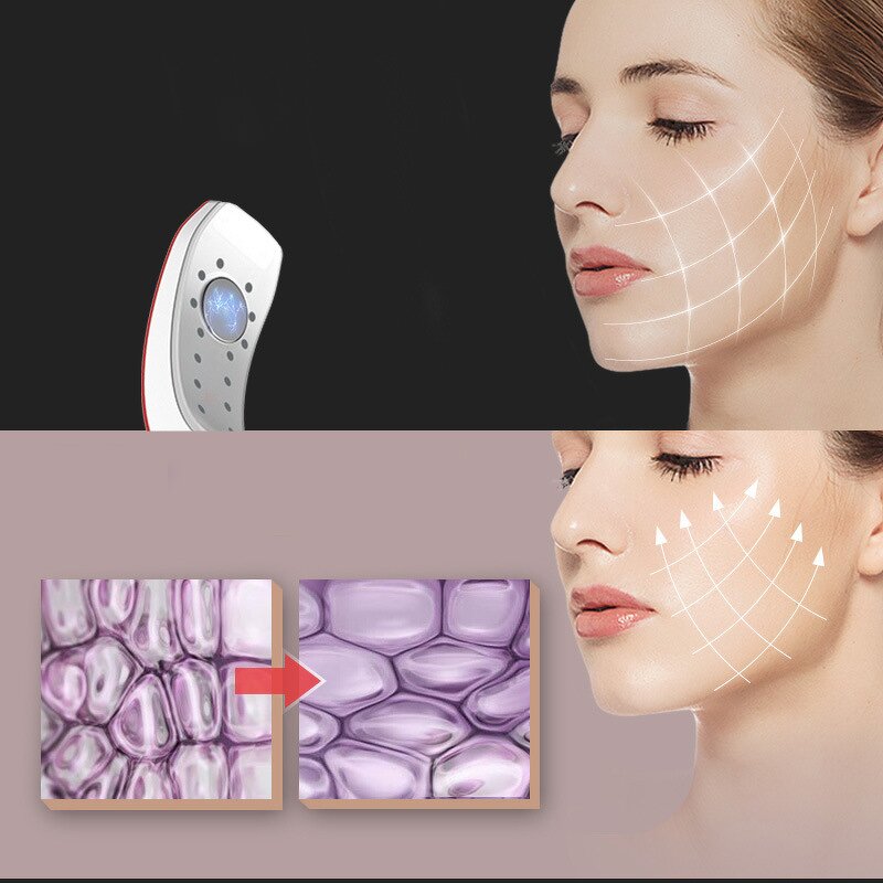 V-Line Face Massager - New Electric LED USB Double EMS Skin Rejuvenation Lifting Device
