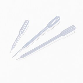 Pasteur Pipette - 10ul Disposable Plastic Medical Laboratory Fine Tip Transfer Dropper