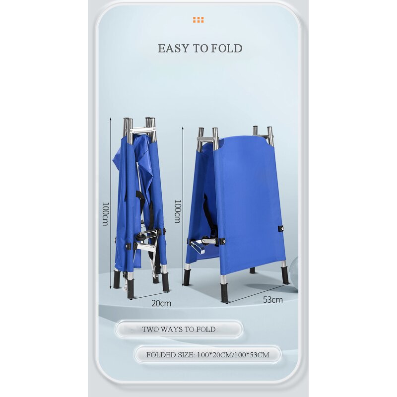 Medical Rescue Stretcher - Portable Hospital Foldable Double Folding Stretcher