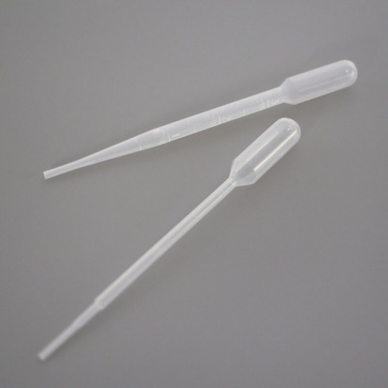 Pasteur Pipettes - 1-5ml Sterile Disposable Plastic Graduated Transfer Dropper
