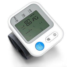 Wrist BP Monitor - CE ISO Approved Electronic Sphygmomanometer Digital Meter