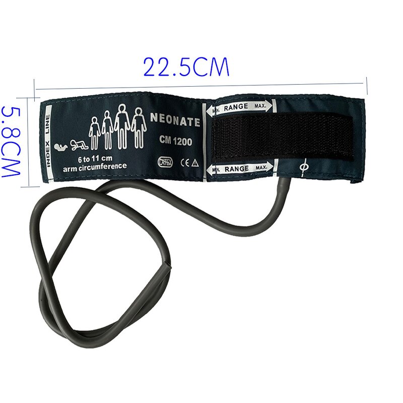 NIBP Cuffs - High Quality Reusable Pediatric Adult Newborn Infant Blood Pressure Cuff