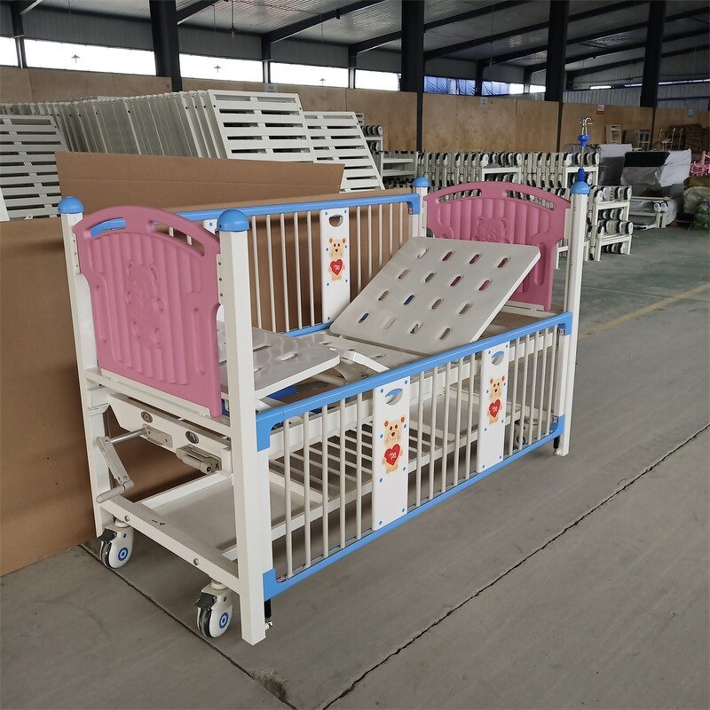 Children's Hospital Bed - Cartoon-Design Electric for Medical Physical Therapy Equipment