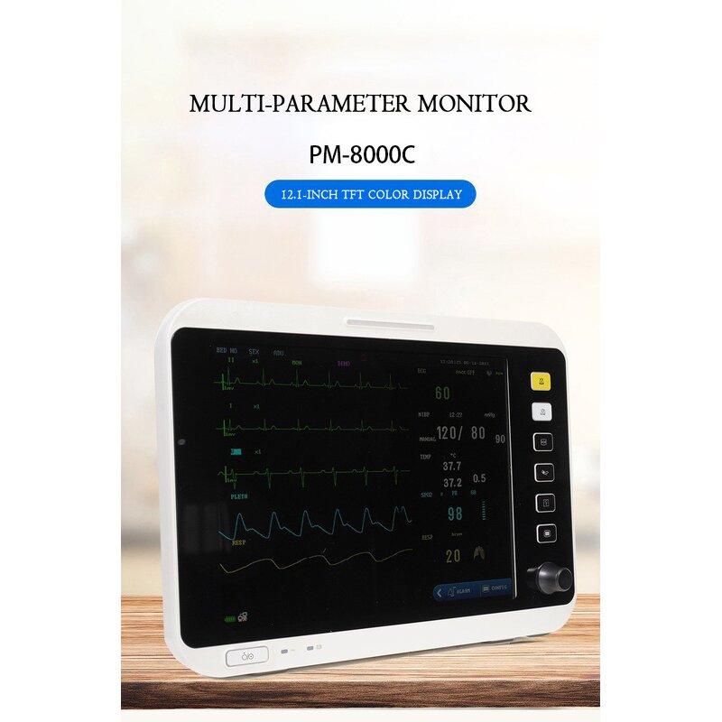 Patient Monitor - Wireless Medical Multi-parameter HD Display Modular Device