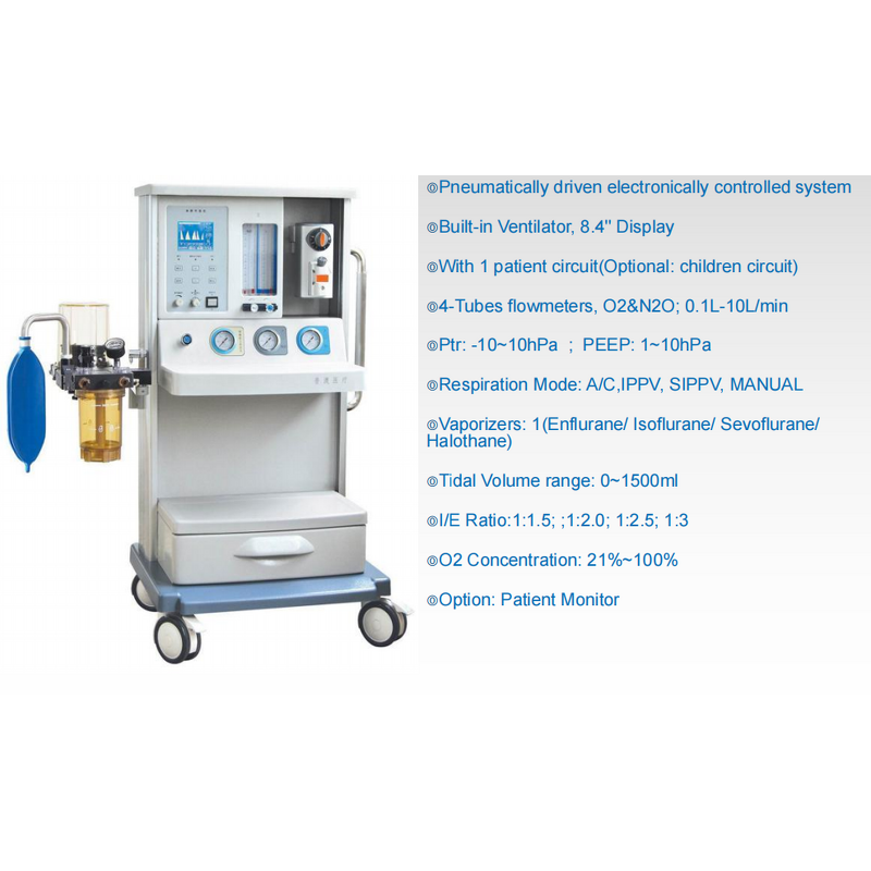 Anesthesia Machine - CE Approved Professional Portable Emergency Hospital Surgery Equipment