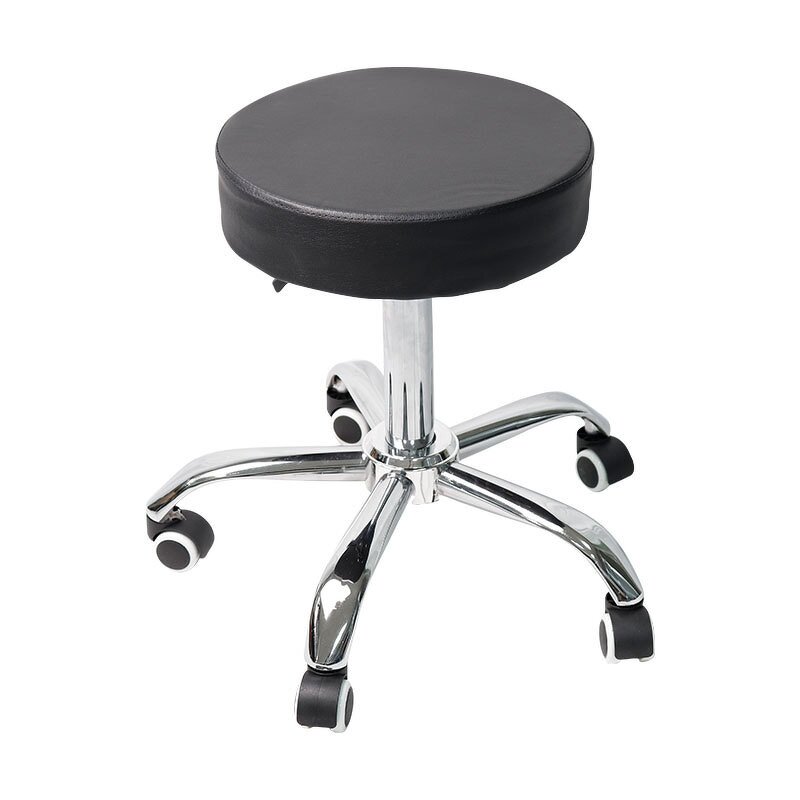 Surgical Stool - Adjustable Stainless Steel Leather Lift Chair for Hospital Lab Salon