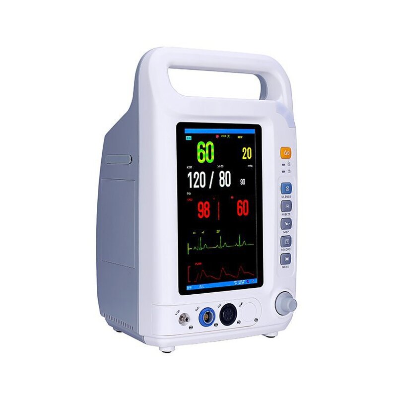 Patient Monitor - Hospital Emergency Portable Mini Ambulance Multiparameter Monitor