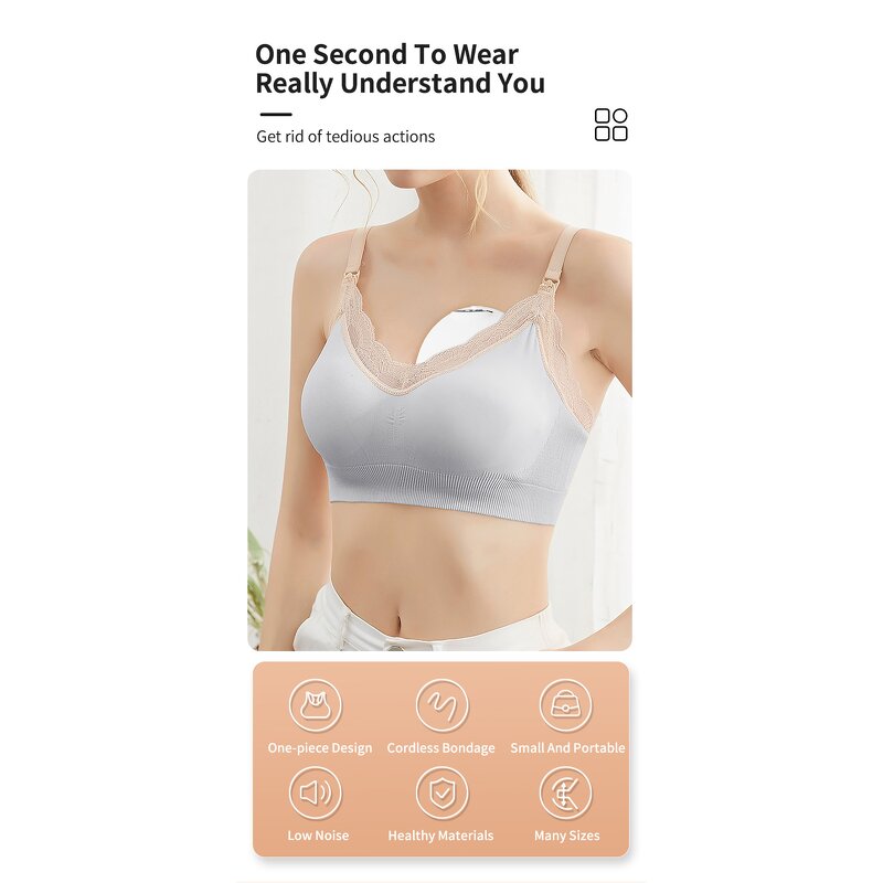 Breast Pump Kit - Electrical with Anti-Backflow Design Handsfree Collection Cups