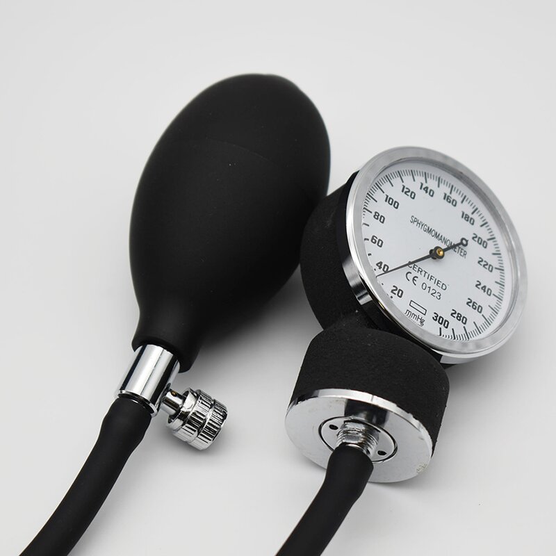 Aneroid Sphygmomanometer - Medical Bp Monitor Tensiometer with Stethoscope Kit