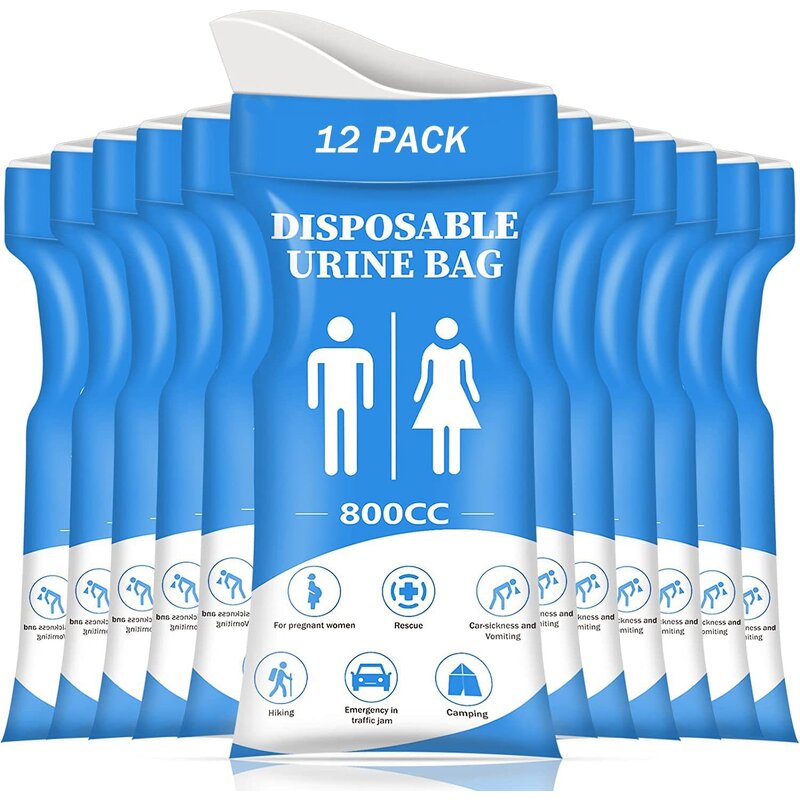 Disposable Urine Bag - PVC Adult Economic Portable Travel Emergency Collection Bag