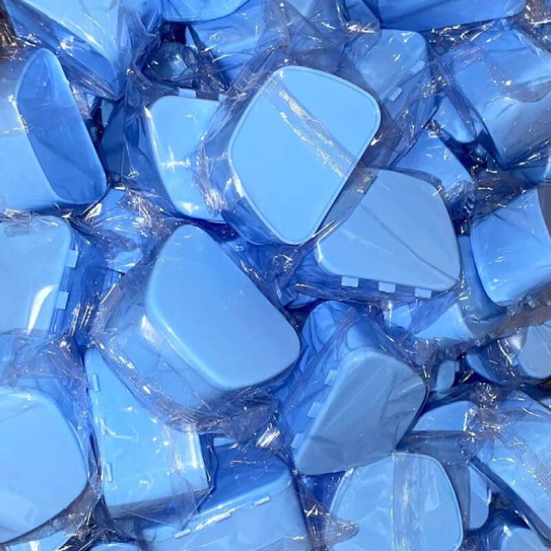 Denture Storage Box - Plastic Colorful Invisible Aligner Orthodontic Braces Retainer Case