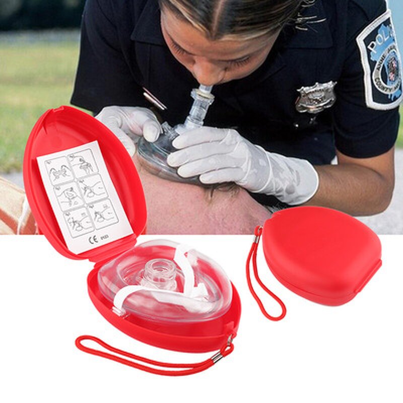 CPR Face Shield - Training Emergency Disposable Mouth To Mouth Key Chain CE Approved