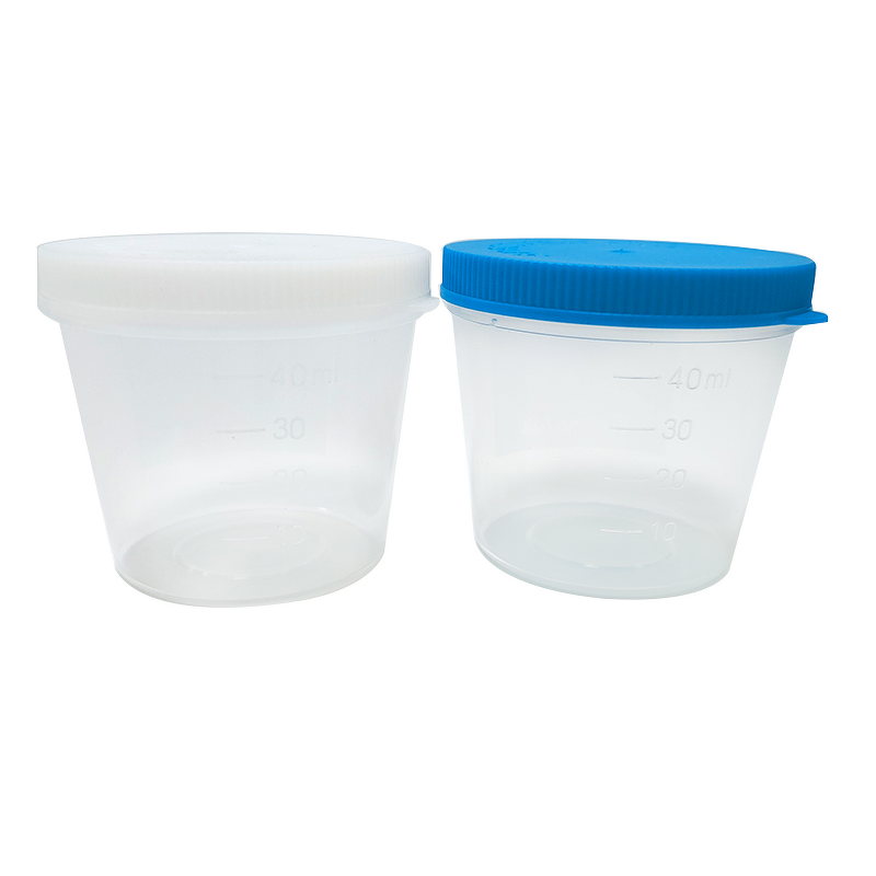 Urine Specimen Container - 40ml Wholesale Plastic Histology Hospital Collection Cup