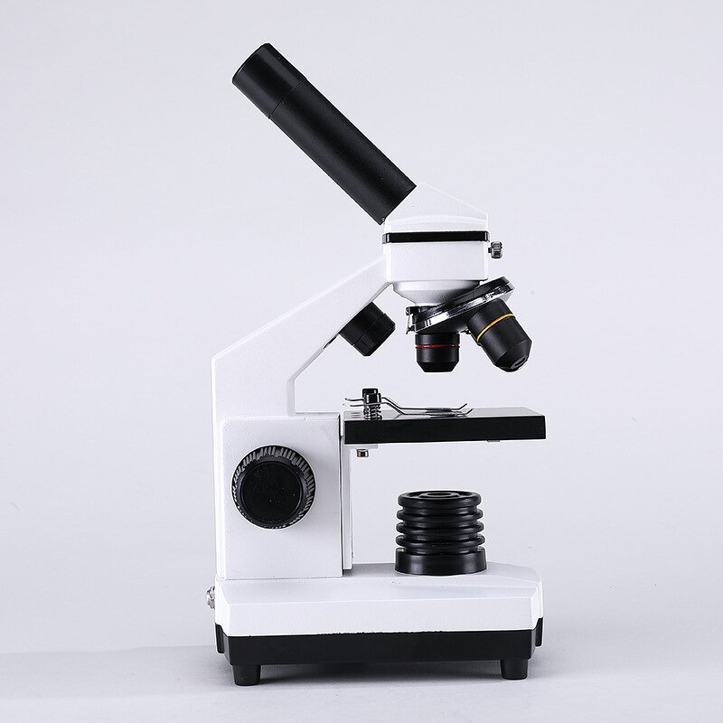 Monocular Microscope - 2000x with LED Slide Light Science Toy for Biology Lessons