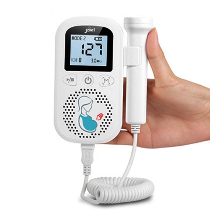 Pocket Fetal Doppler - Prenatal LCD Screen Home Use Baby Heart Rate Monitor CE