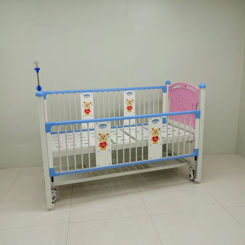 Children's Hospital Bed - Cartoon-Design Electric for Medical Physical Therapy Equipment