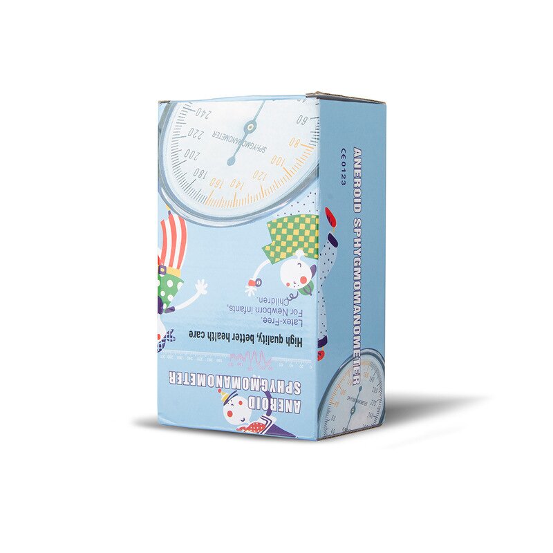 Pediatric Sphygmomanometer - Baby Manual Cuff Aneroid BP Meter with Stethoscope