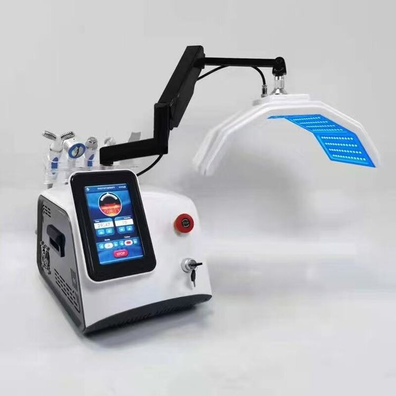 7-Light LED PDT Machine - High Quality Desktop Infrared Light Facial Skin Care Salon