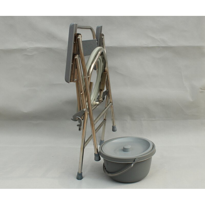Commode Chair - Hot Sale Foldable Portable for Rehabilitation Therapy Home Travel