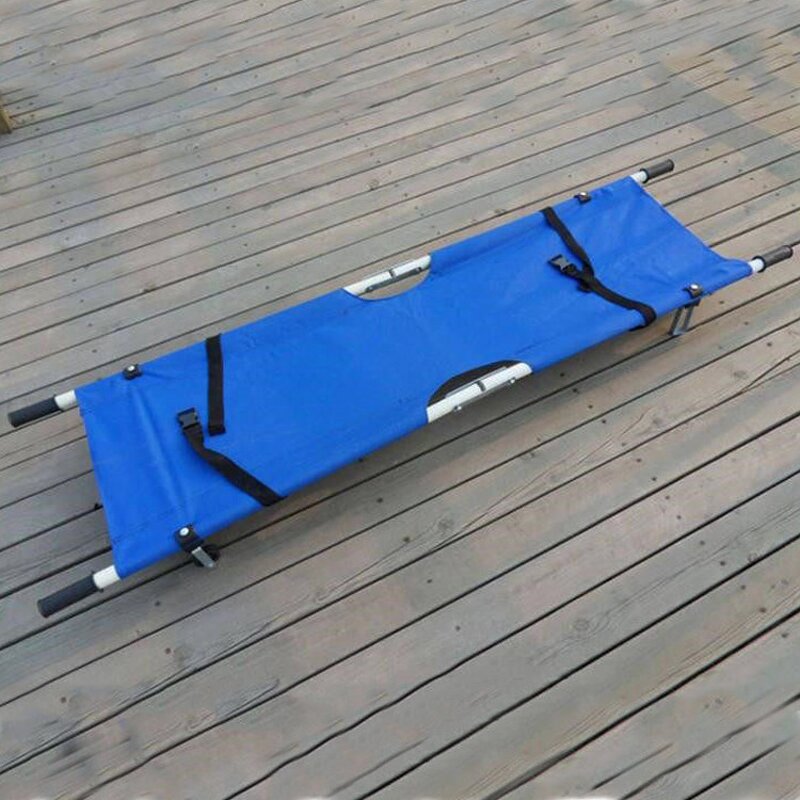 Medical Rescue Stretcher - Portable Hospital Foldable Double Folding Stretcher