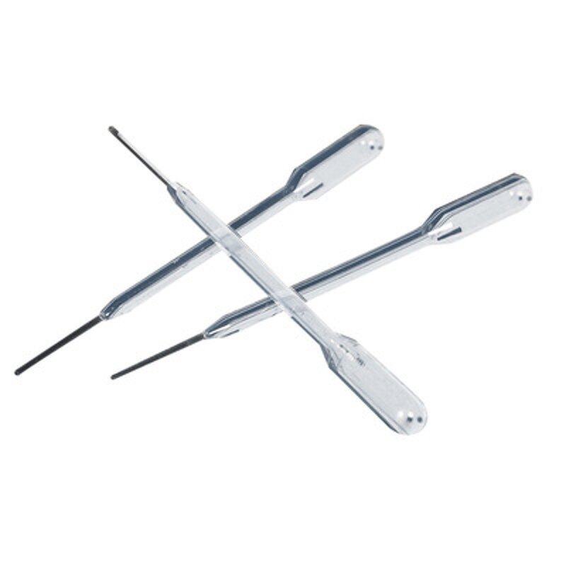 Pasteur Pipette - 10ul Disposable Plastic Medical Laboratory Fine Tip Transfer Dropper