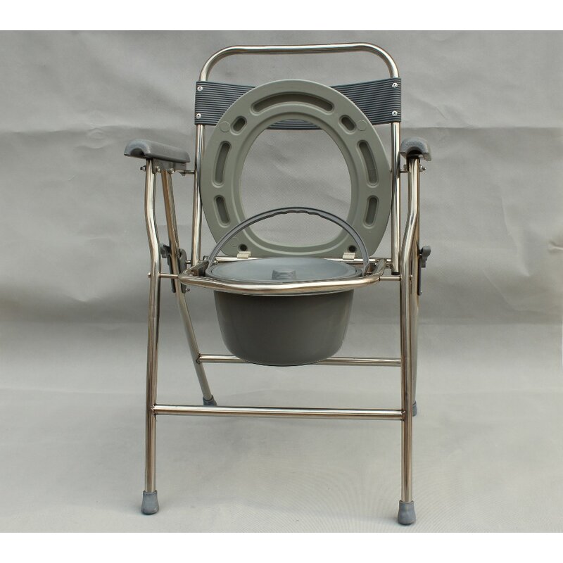 Commode Chair - Hot Sale Foldable Portable for Rehabilitation Therapy Home Travel