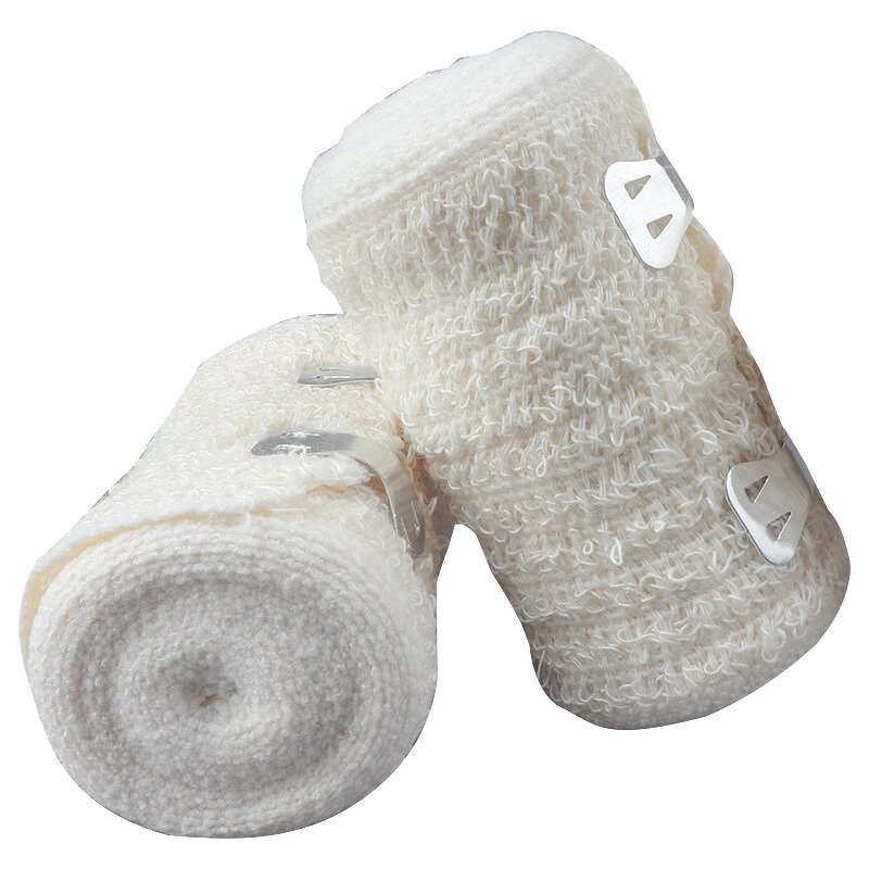 Crepe Bandage - Medical Elastic Cotton for Wound Care