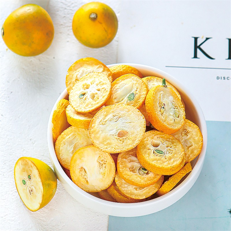 Kumquat Slices Factory - Freeze Dried Nutritional Supplement Tea