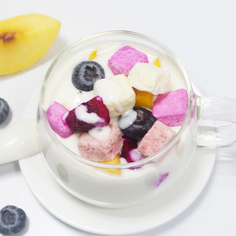 Yogurt Cubes Factory - Freeze Dried Strawberry Yogurt Chunk