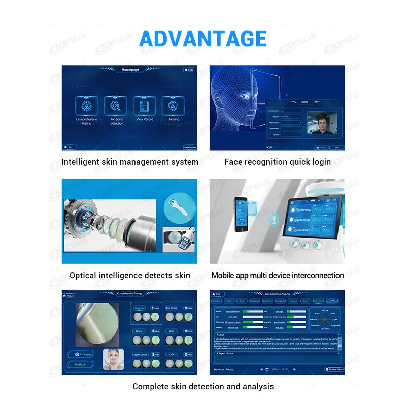 7 in 1 Facial Machine - Microdermabrasion Hydra Diamond Oxygen Jet New Device