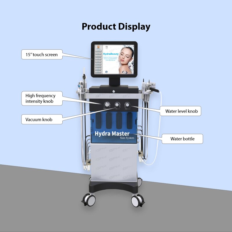 Hydra Facial Machine - UNT 2023 H2o2 Diamond Blackhead Remover Hydrodermabrasion