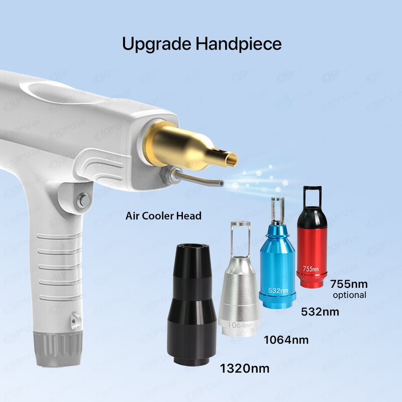 Mini Q Switch Laser - 1064nm Nd Yag Carbon Peeling Facial Air Cooler Head