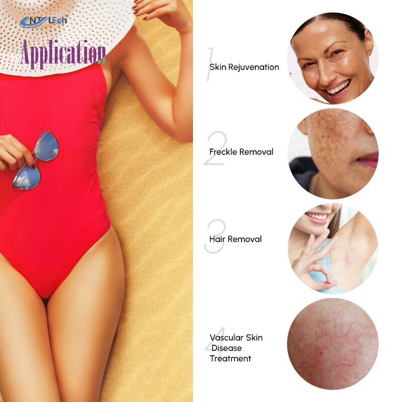 Alexandrite Laser Device - 755nm 1064nm Nd:Yag Portable Hair Removal Machine