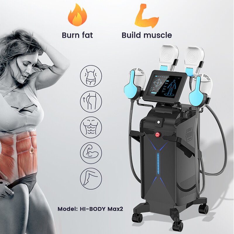 EMS RF Slimming Machine - Factory Direct 4 Handle Muscle Building Beauty Device