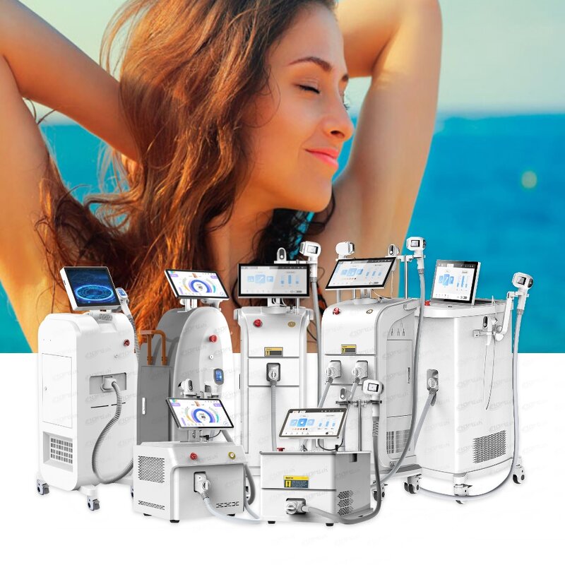 Portable Diode Laser - Professional 755/808/1064nm Hair Removal Salon Machine