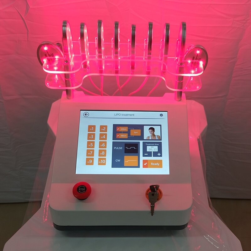 Lipolaser Slimming Machine - Professional 980/650nm Laser Lipolysis Device