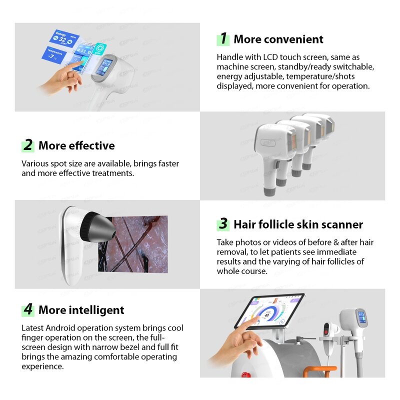 808nm Diodo Laser - Salon Use Professional Hair Removal Instrument Device