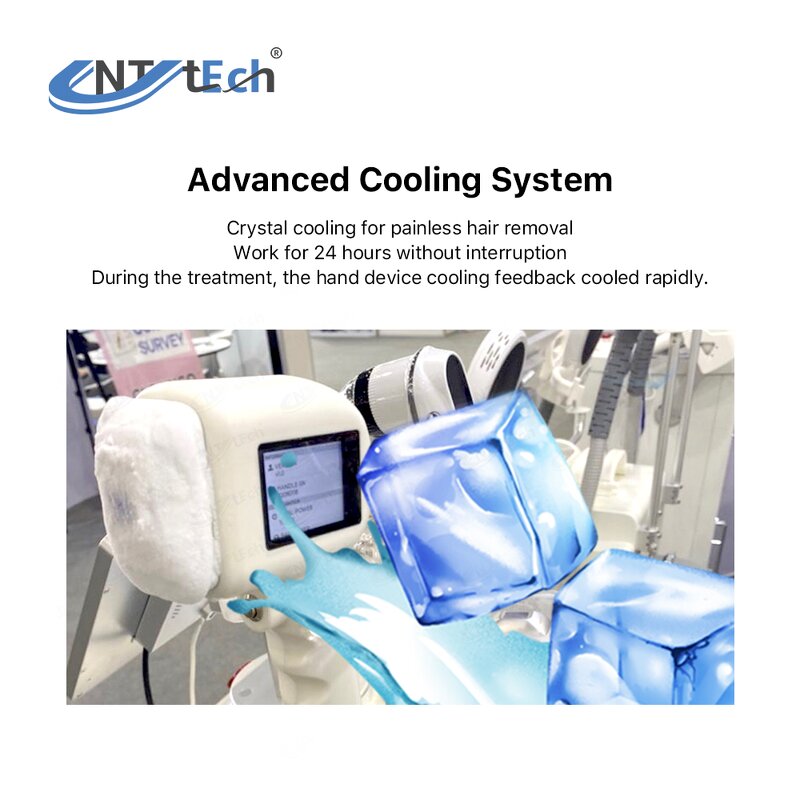 Vertical Diode Laser - 2024 UNT Permanent 3 Wave Professional Hair Removal