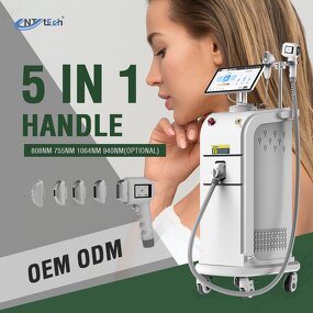 Vertical Diode Laser - 2024 UNT Permanent 3 Wave Professional Hair Removal