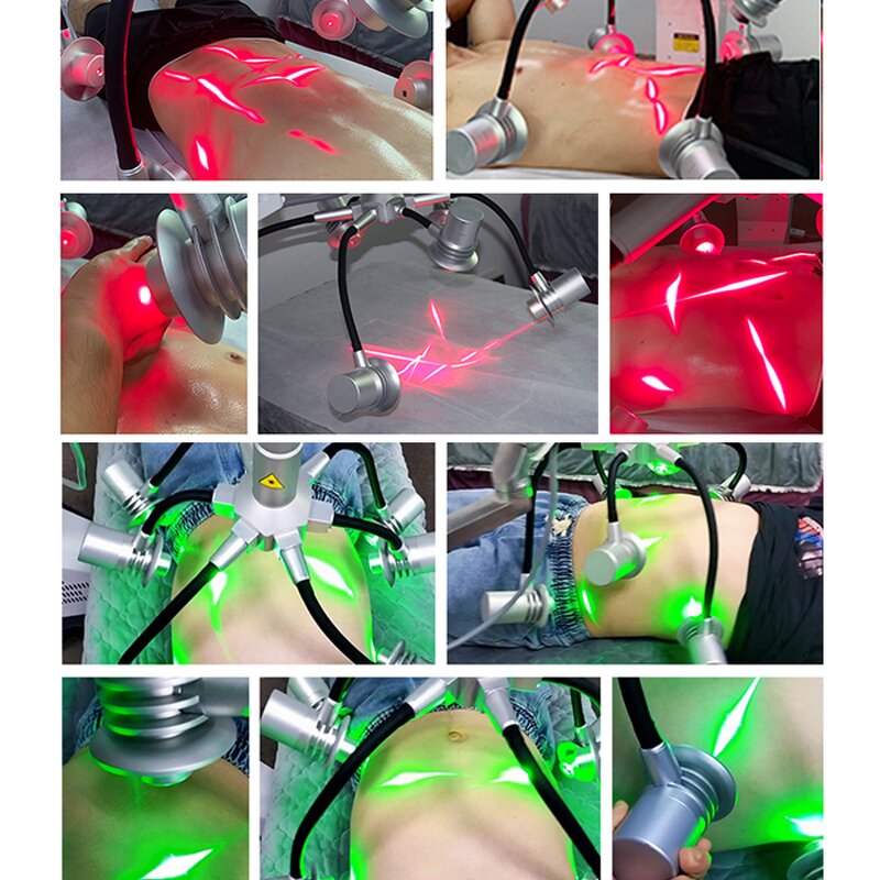 6d Laser Slimming Machine - Green Light 532nm Wavelength Body Shape System