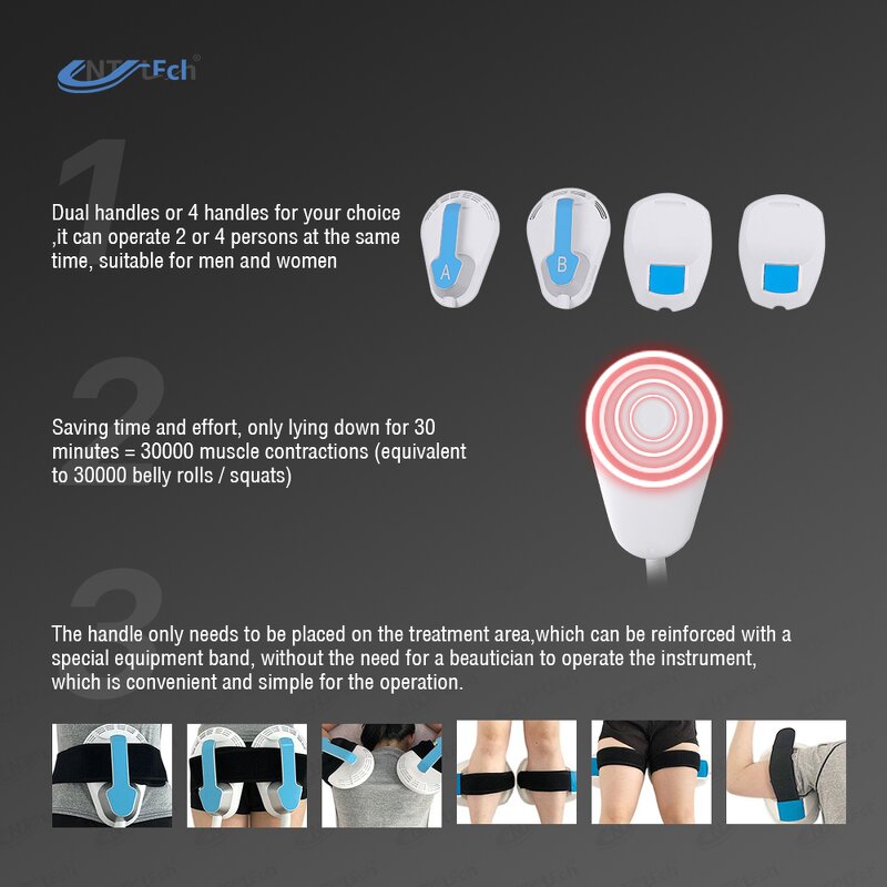 EMS RF Sculpting Machine - OEM 2/4/5 Handles Weight Loss Muscle Stimulator